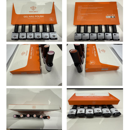 Neon Gel Nail Polish Set -6 Colors Summer LGBT Hot Pink Blue Purple Green Yellow