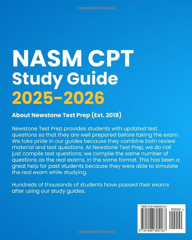 NASM CPT Study Guide 2025-2026: Complete Review + 480 Questions and Detailed Ans