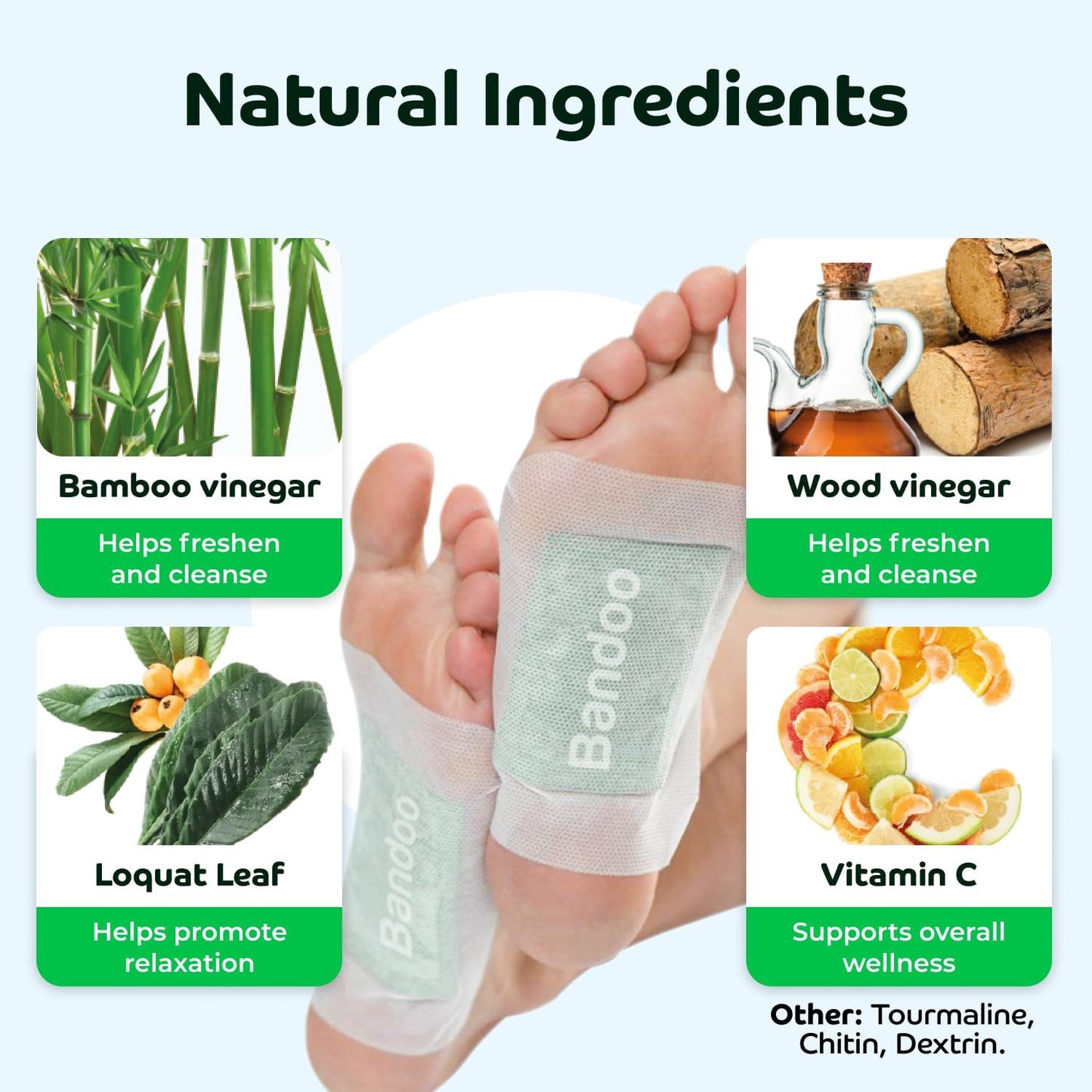 Original Deep Cleansing Foot Pads | Rana Pads | Premium Natural Bamboo Foot Pads