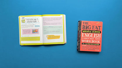 The Big Fat Middle School English Language Arts Workbook: 100+ ELA Practice Exer