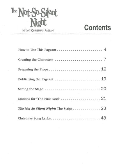 The Not-So-Silent-Night: Instant Christmas Pageant (Just Add Kids!)