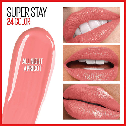 Super Stay 24, 2-Step Liquid Lipstick Makeup, Long Lasting Highly Pigmented Colo