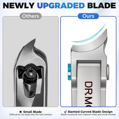 Toenail Clippers for Thick Toenails for Seniors, Slanted Nail Clippers for Men T