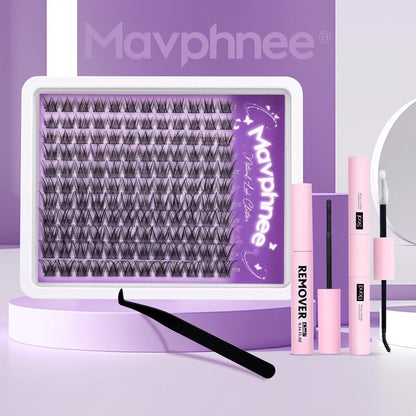 Natural Lash Clusters Kit Wispy Eyelash Clusters Cc-Curly Cluster Eyelash Extens