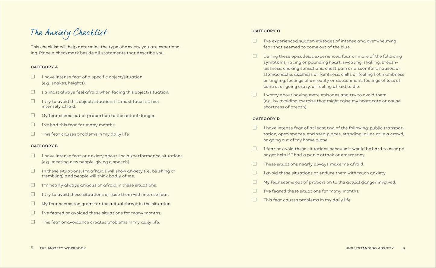 The Anxiety Workbook: a 7-Week Plan to Overcome Anxiety, Stop Worrying, and End