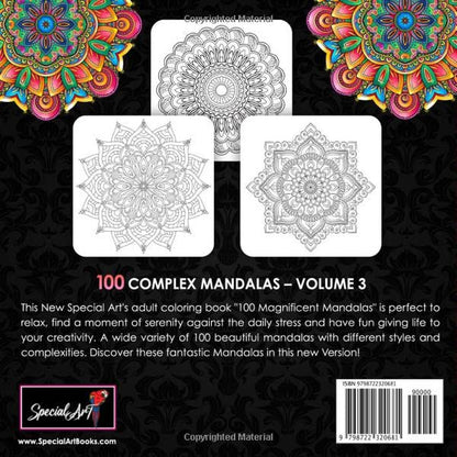 100 Magnificent Mandalas: an Adult Coloring Book with More than 100 Beautiful an