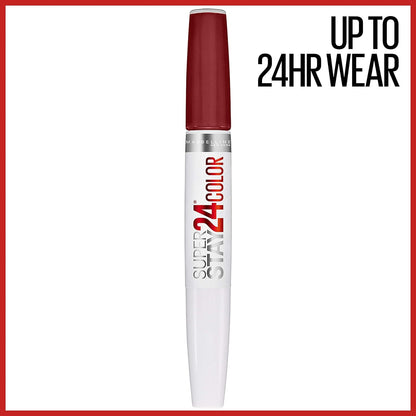 Super Stay 24, 2-Step Liquid Lipstick Makeup, Long Lasting Highly Pigmented Colo