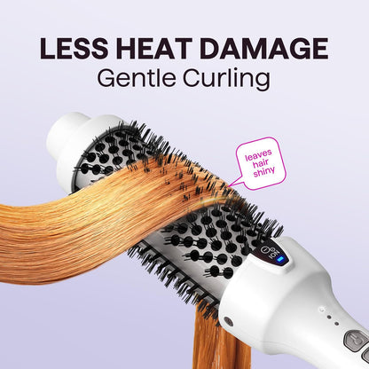 Thermal Brush, 1.5 Inch Ionic Thermal round Brush Makes Hair Smoother Get Natura