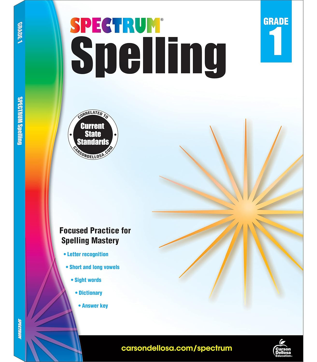 Spectrum Spelling Workbook Grade 1, Ages 6 to 7, 1St Grade Spelling Workbooks, P