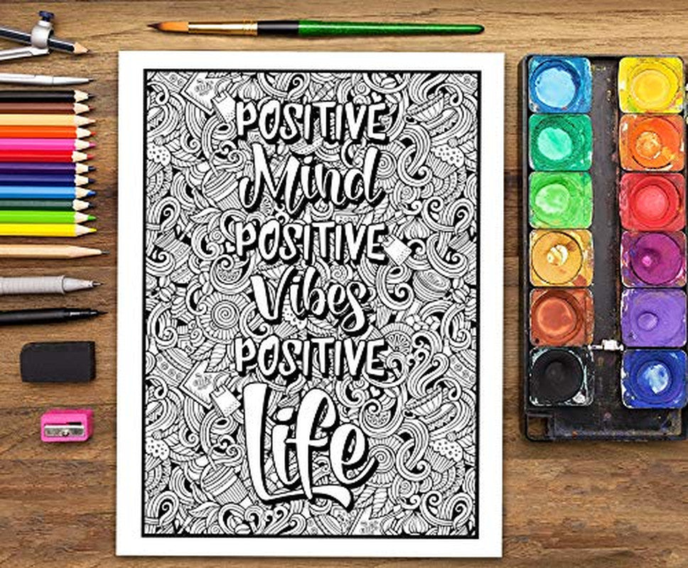 An Inspirational Colouring Book for Everyone: Be Fearless in the Pursuit of What