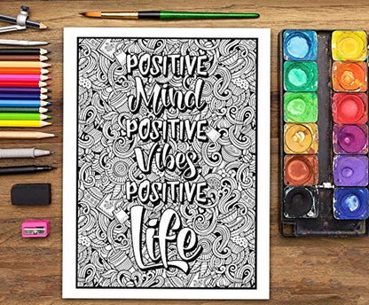 An Inspirational Colouring Book for Everyone: Be Fearless in the Pursuit of What