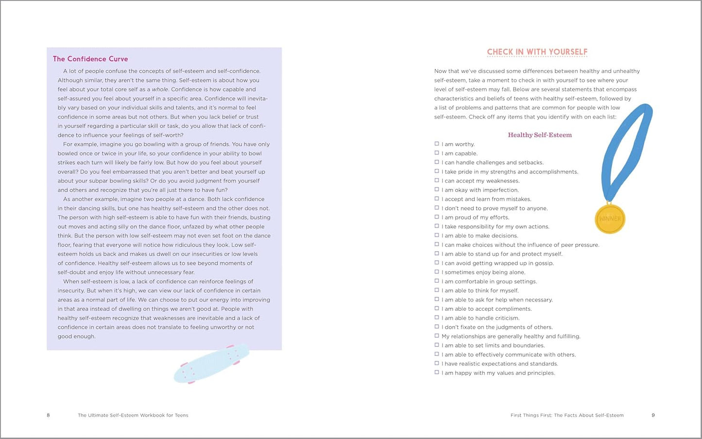 The Ultimate Self-Esteem Workbook for Teens: Overcome Insecurity, Defeat Your In