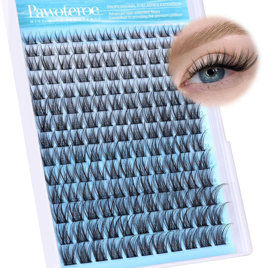 Wispy Lash Clusters Natural Cluster Eyelash Extensions 154Pcs Individual Lashes