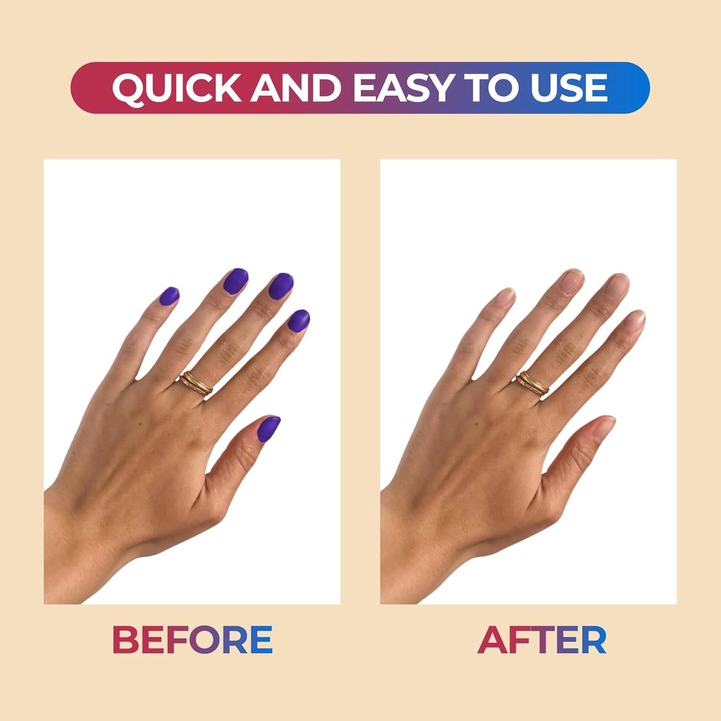 100% Pure Acetone Nail Polish Remover | Professional Quality | Rapidly Removes N