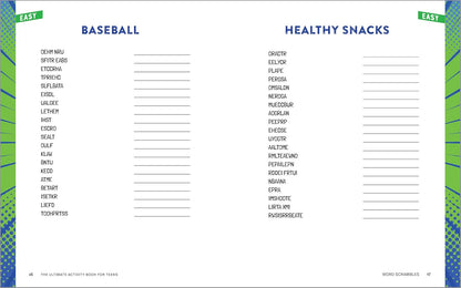 The Ultimate Activity Book for Teens: Crosswords, Cryptograms, Trivia, and More!