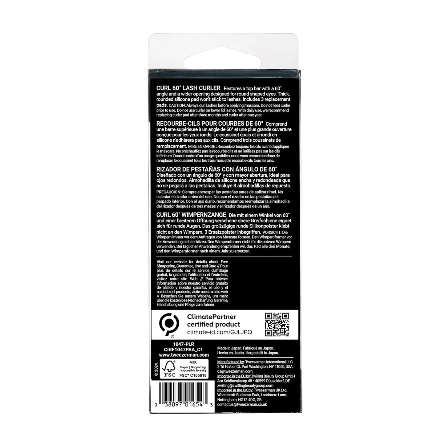 Neon Great Grip Eyelash Curler, Pink, 0.3 Oz