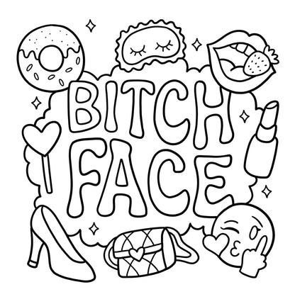 Swear Word: Bold and Easy Coloring Book for Adults Featuring Groovy & Funny Desi