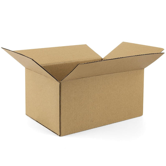 10X7X5 Inches Shipping Boxes 28 Pack, Brown Corrugated Cardboard Box for Small B