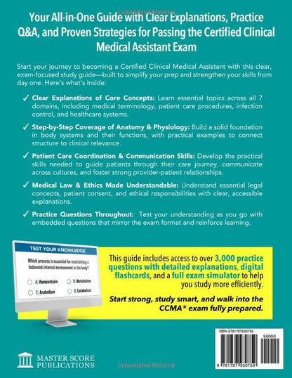 NHA CCMA Study Guide: Your All-In-One Guide with Clear Explanations, Practice Q&