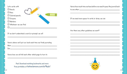 My First Mom and Son Journal: an Activity Book for Boys and Moms Together