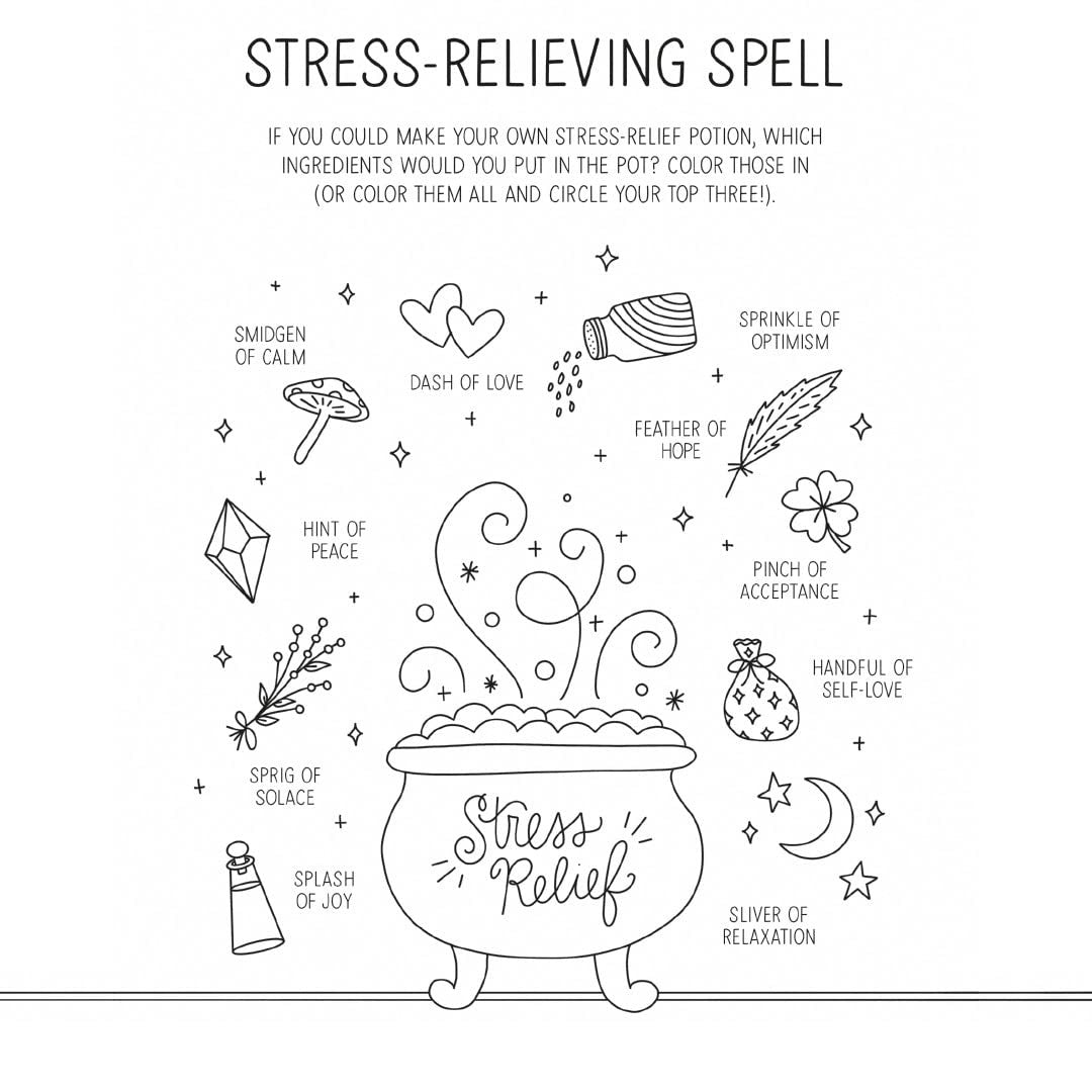 Out of Your Mind: a Journal and Coloring Book to Distract Your Anxious Mind (Anx