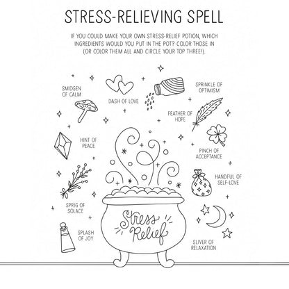 Out of Your Mind: a Journal and Coloring Book to Distract Your Anxious Mind (Anx