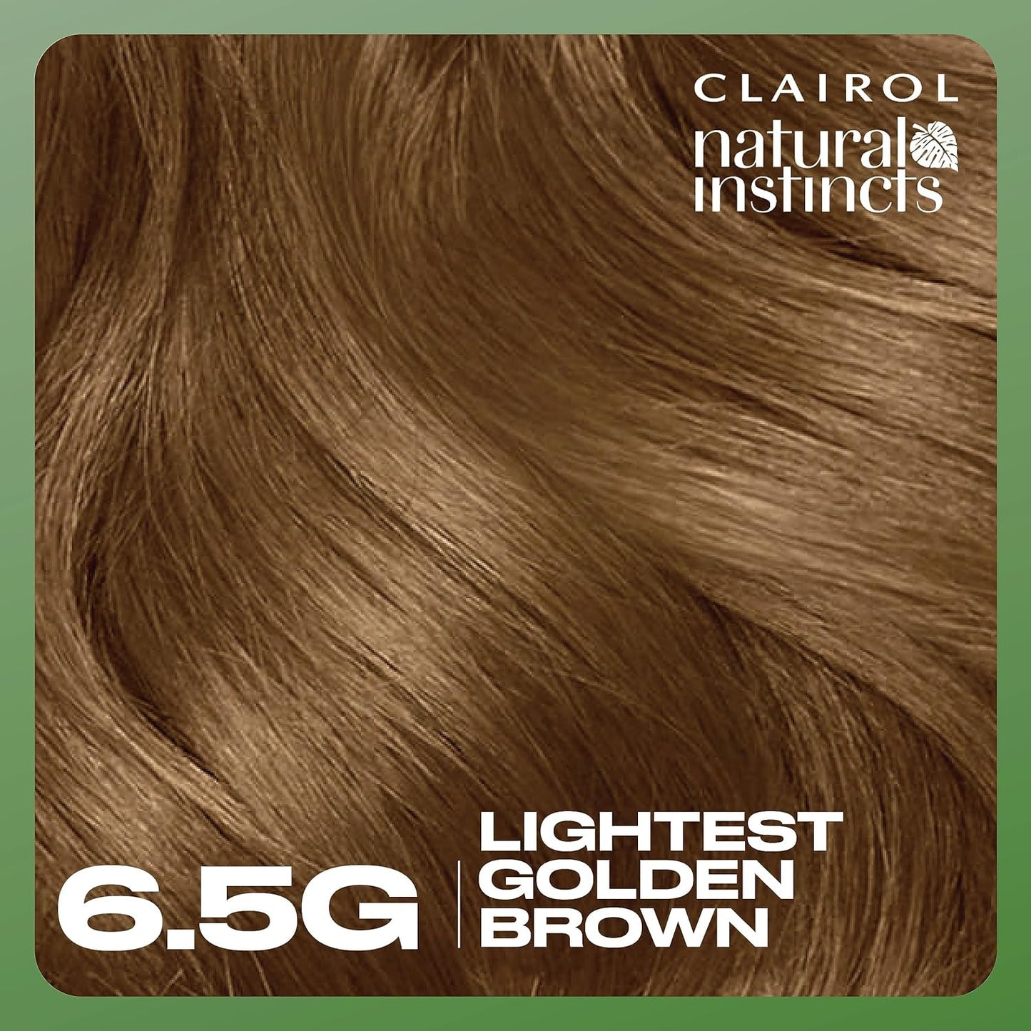 Natural Instincts Demi-Permanent Hair Dye, 6.5G Lightest Golden Brown Hair Color