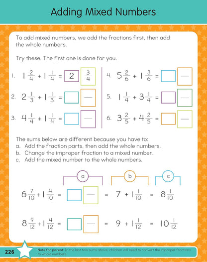 4Th Grade BIG Workbook: All Subjects for Kids 9 - 10 Includes 220+ Activities, M
