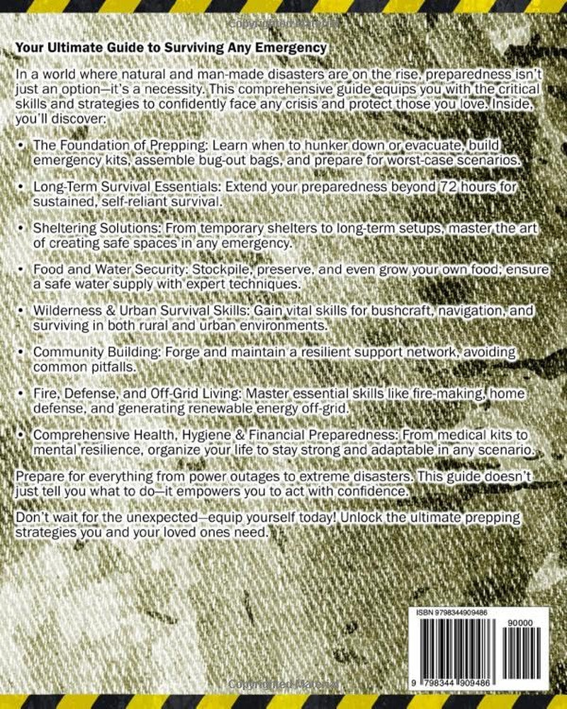 The Prepper’S Survival Bible: Your Complete Guide to Surviving Any Crises & Disa