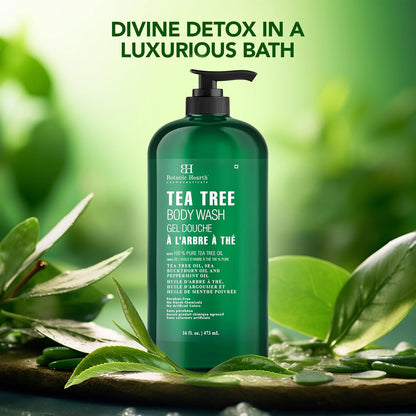 Tea Tree Body Wash | 16 Fl Oz | Helps Soothe Itchy, Dry Skin, Antifungal Body Wa