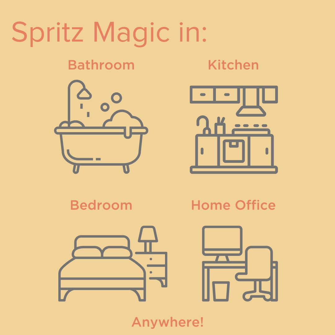 Odor Eliminating Air Freshener Spray, Georgia Peach, 3-Ounce, Pack of 3