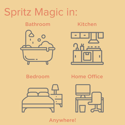 Odor Eliminating Air Freshener Spray, Georgia Peach, 3-Ounce, Pack of 3