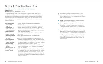 Anti-Inflammatory Diet Meal Prep: 6 Weekly Plans and 80+ Recipes to Simplify You