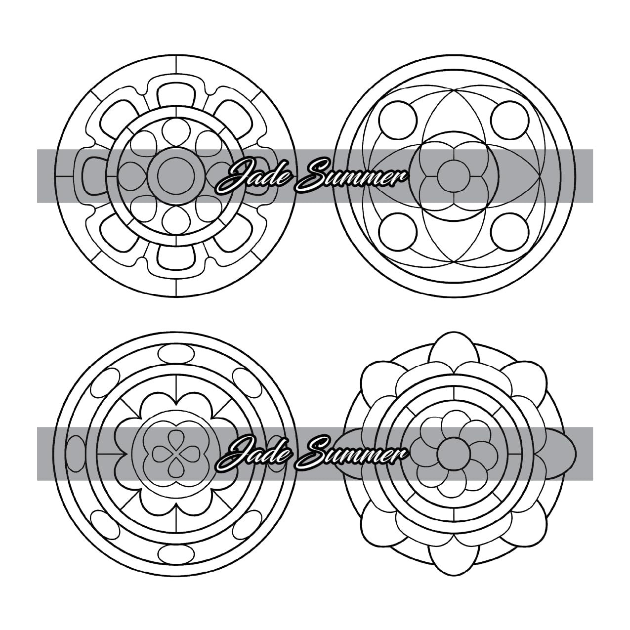 100 Mini Mandalas: a Mandala Coloring Book for Adults and Kids with Easy, Cute,