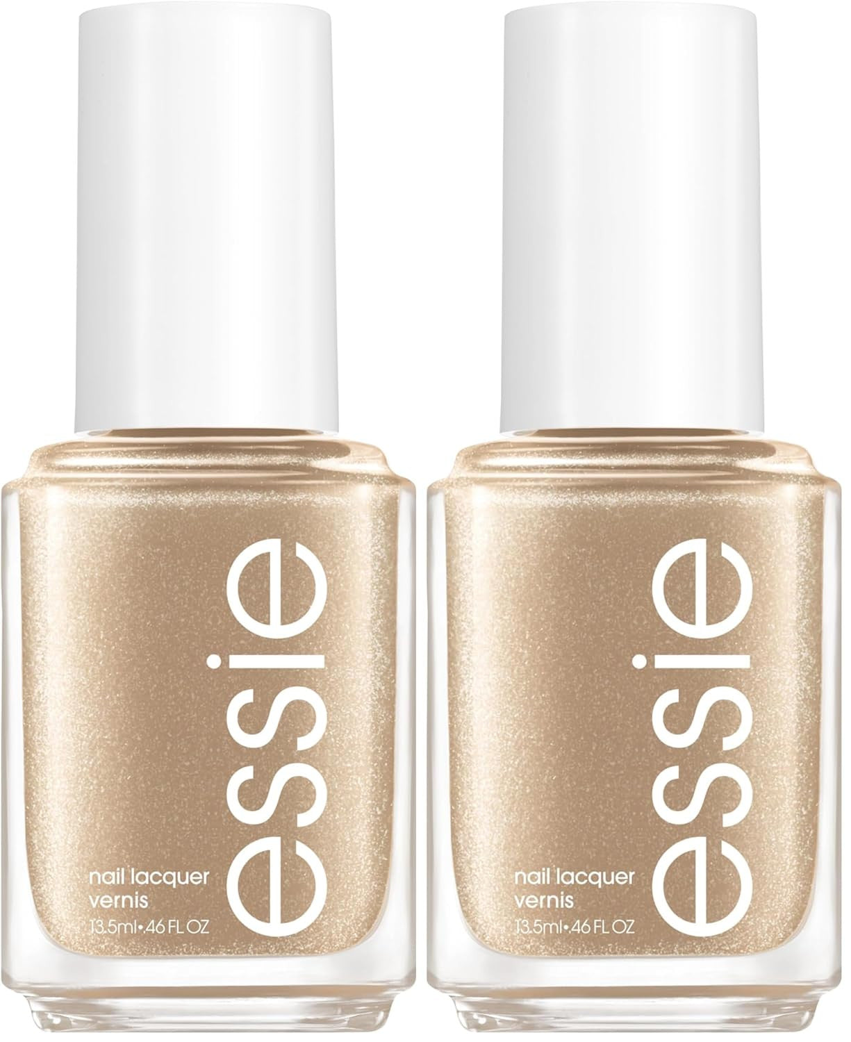Nail Polish, Glossy Shine Finish, Good as Gold, 0.46 Fl. Oz. (Pack of 2)
