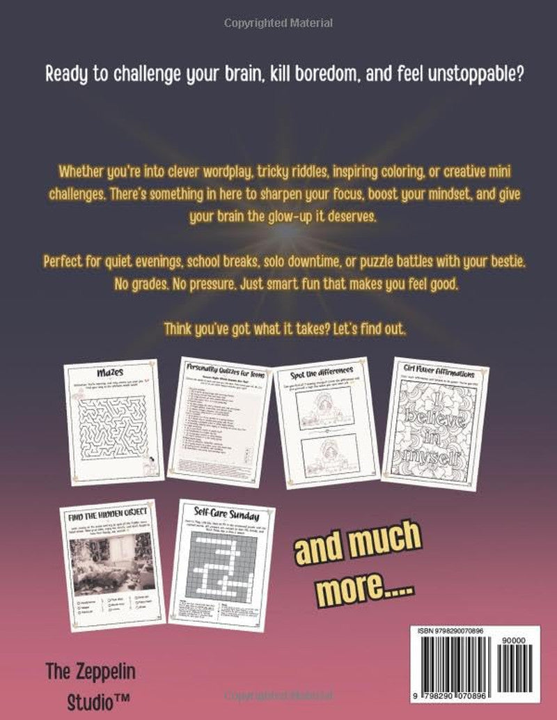 The Ultimate Activity Book for Teen Girls: 255+ Puzzles, Logic Challenges and Fu