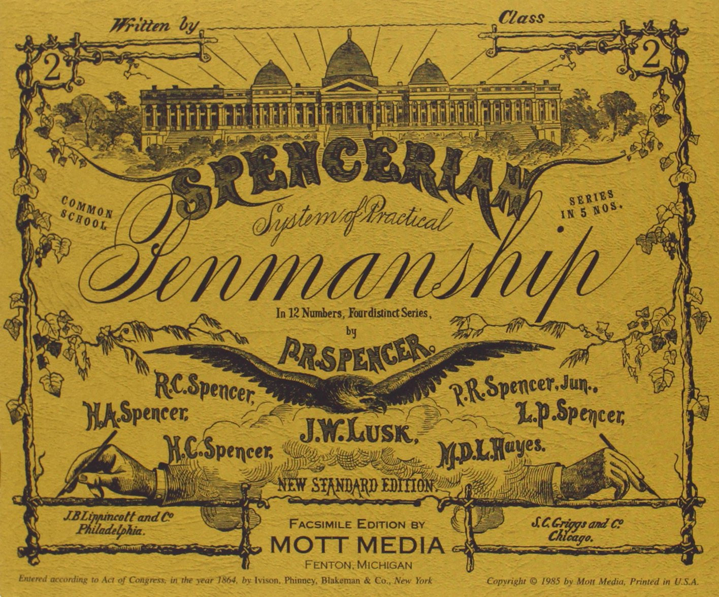 Spencerian Cursive Copybook Set plus Theory