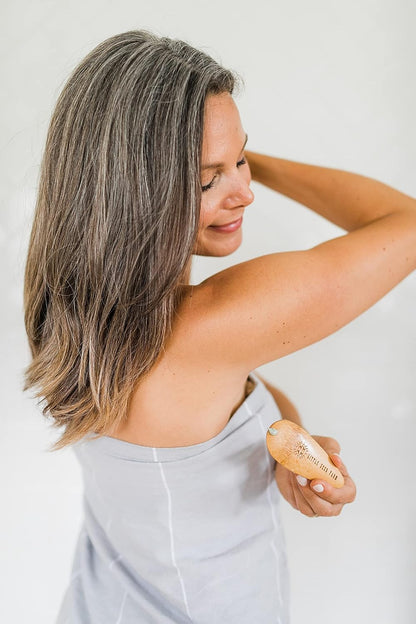 All Natural Deodorant Cream, Aluminum Free Deodorant for Women or Men - Blue Tan