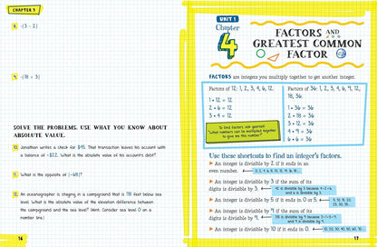 The Big Fat Middle School Math Workbook: 600 Math Practice Exercises (Big Fat No