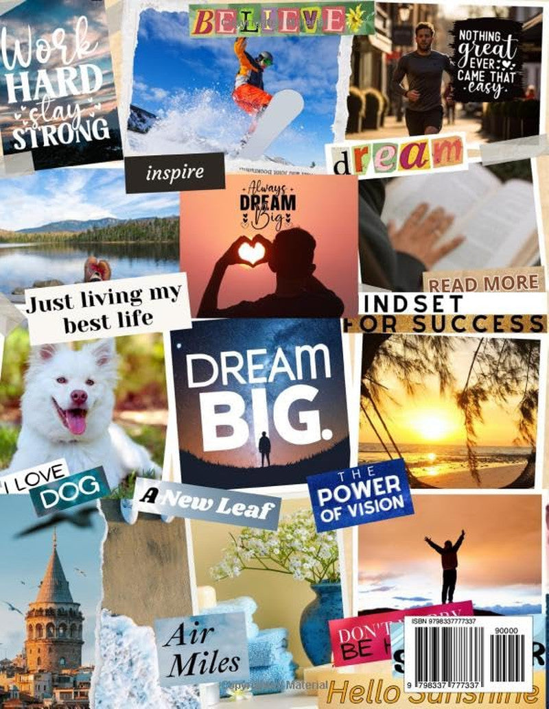 2025 Vision Board Clip Art Book: 500+ Extensive Collection of Powerful Pictures,