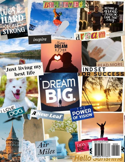 2025 Vision Board Clip Art Book: 500+ Extensive Collection of Powerful Pictures,