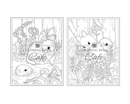 100 Baby Animals: a Coloring Book Featuring 100 Incredibly Cute and Lovable Baby