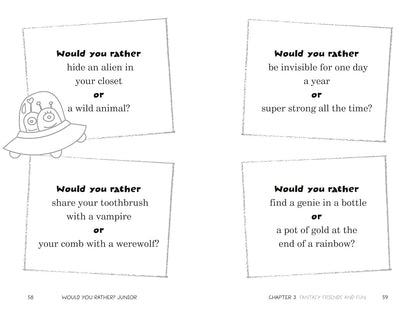 Would You Rather? Junior: Super Silly Edition!: Goofy Questions to Make You Gigg