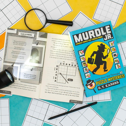 Murdle Jr.: Curious Crimes for Curious Minds: Solve Your Way through 40 Puzzle M