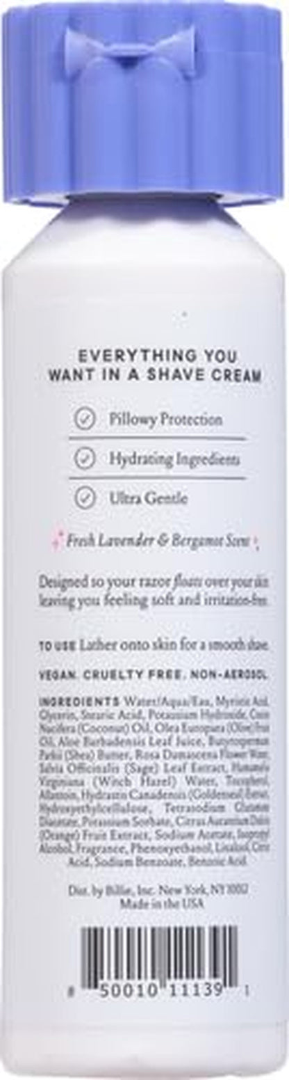 Whipped Shave Cream - Lavender & Bergamot Scent - 6.5 Fl Oz