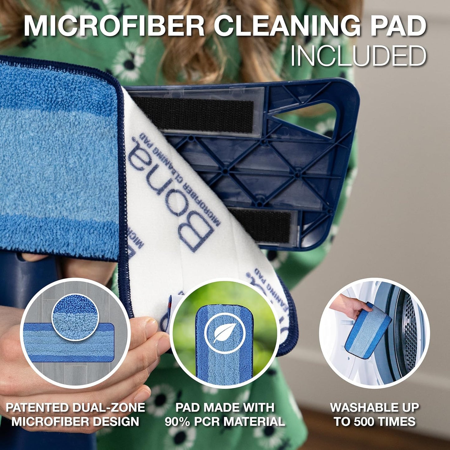Multi-Surface Floor Premium Spray Mop - Includes Multi-Surface Floor Cleaner Con