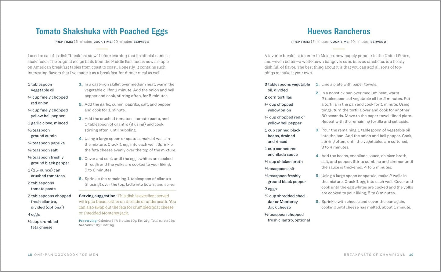 One-Pan Cookbook for Men: 100 Easy Single-Skillet Recipes to Step up Your Cookin