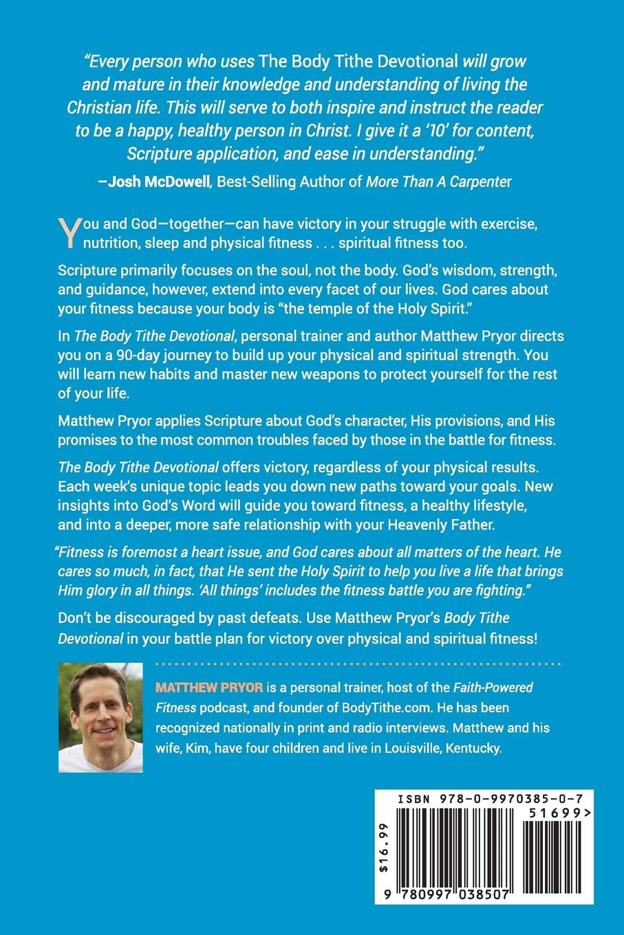 The Body Tithe Devotional: Spiritual Encouragement for Your Fitness Journey