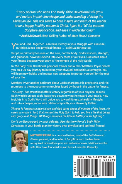 The Body Tithe Devotional: Spiritual Encouragement for Your Fitness Journey