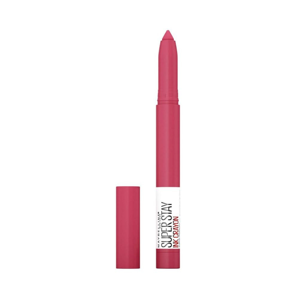Super Stay Ink Crayon Lipstick Makeup, Precision Tip Matte Lip Crayon with Built